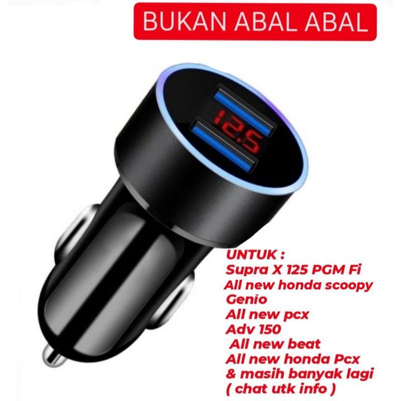 Charger motor dan mobil,Supra X 125 PGM Fi Scoopy genio all new pcx adv 150 all new beat All new Pcx