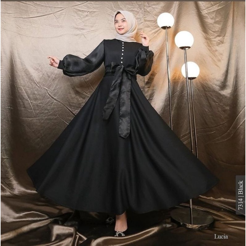 LUSIA DRESS  DRESS PREMIUM ORIGINAL MK  IMPORT DRESS MISSKAMIHIJAB
