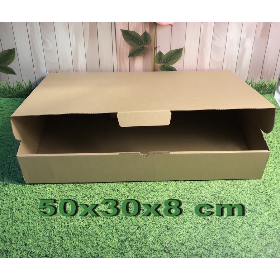 

Kardus Packing Dus Die Cut Kotak Karton Kemasan Kado Hadiah Gift Box Hampers Packaging Coklat 50x30x8