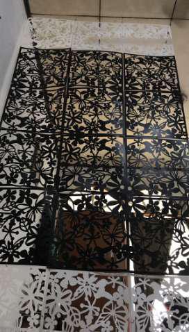 Fasia - Dekorasi Penyekat Ruang Vintage Bahan Pvc (1set Isi 4pcs 1warna )