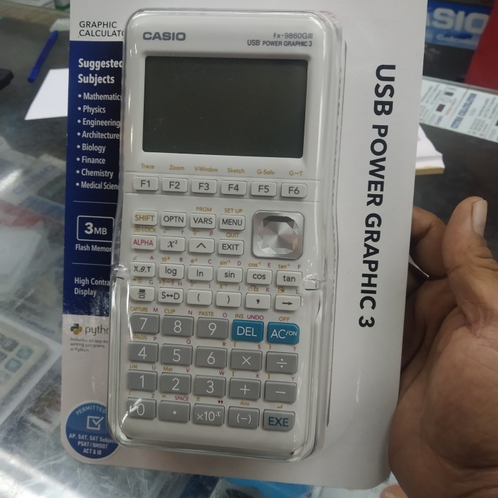 

CODE386 Kalkulator Casio Graphic fx 9860GII SD Garansi Resmi [212]