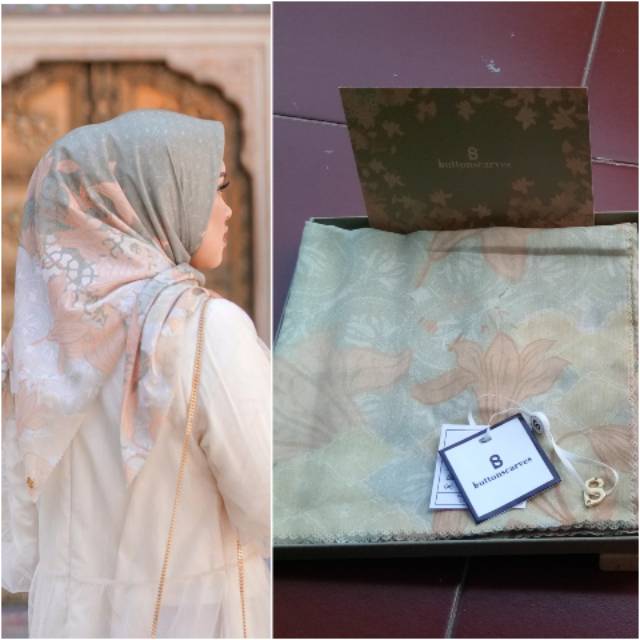 Buttonscarves Maharani in Lime