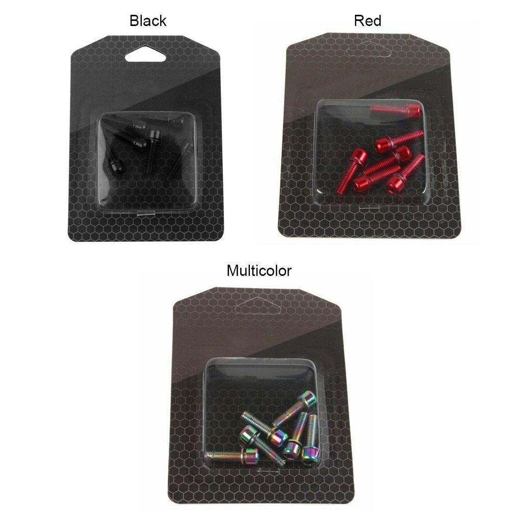 R-FLOWER 6pcs Baut Tetap M5 x 18mm Aksesoris Stainless Steel Bolt Sepeda Batang Sekrup