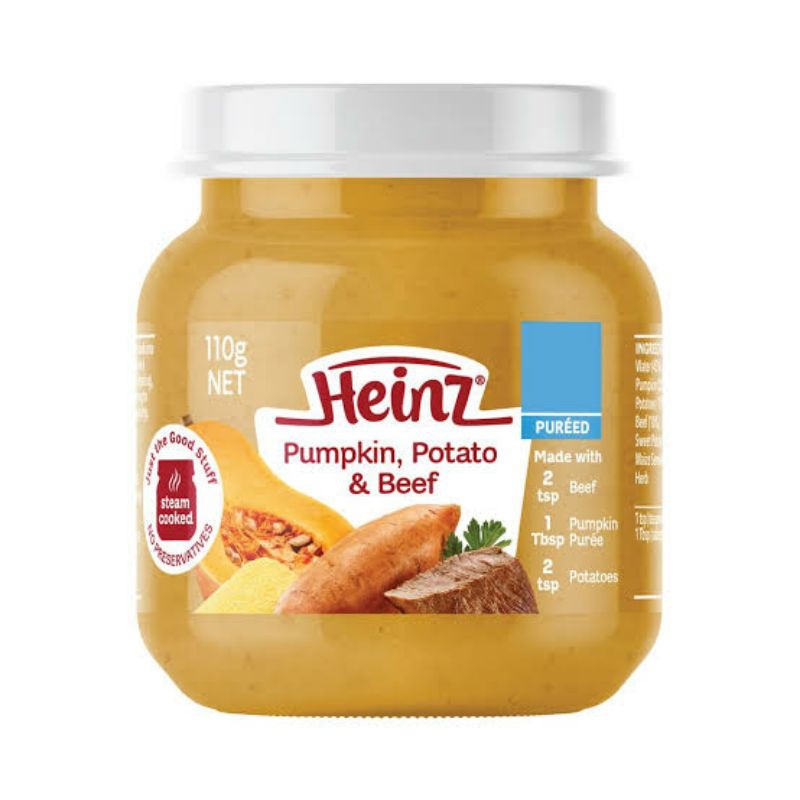 Heinz Pumpkin Potato Beef Bubur Bayi Instan 110gr