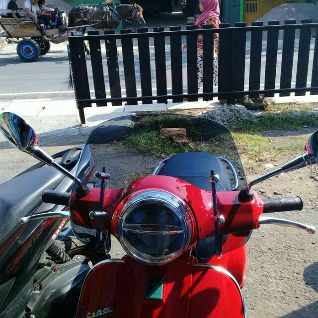Winshield vespa Primavera/flyscreen vespa Primavera.aksesoris Vespa