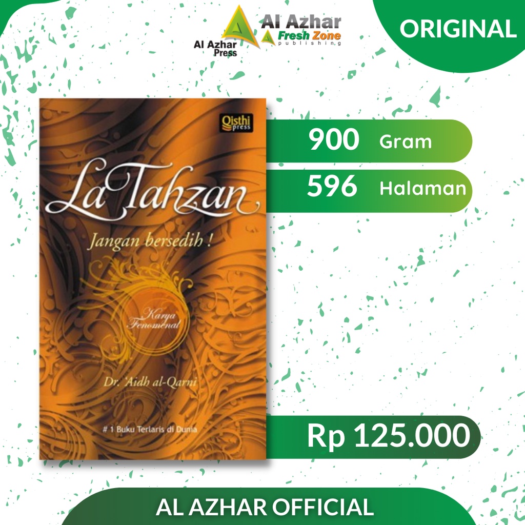 BUKU LA TAHZAN JANGAN BERSEDIH