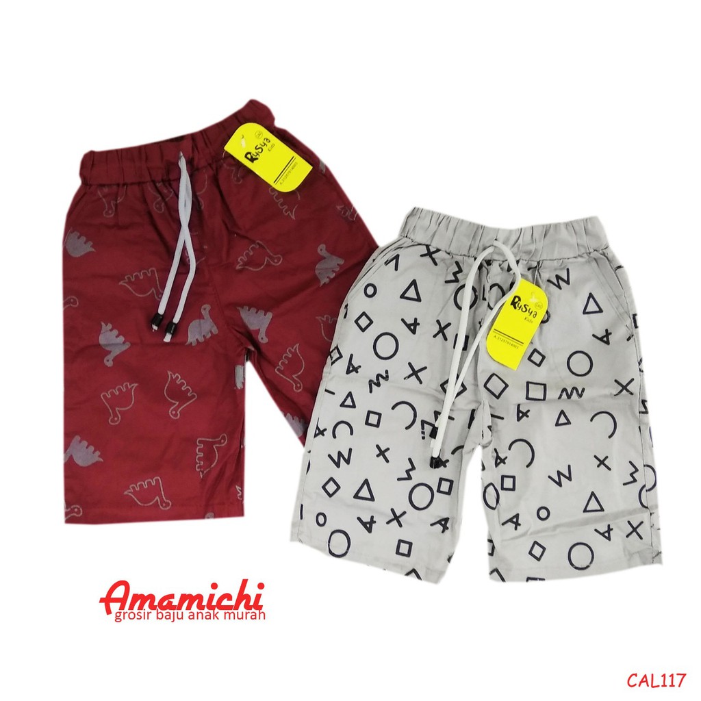 Celana Anak 3 4 fullprint Branded Rysya Cowok Laki Umur 2 Celana Anak 3 4 fullprint Branded Rysya Cowok Laki Umur 2