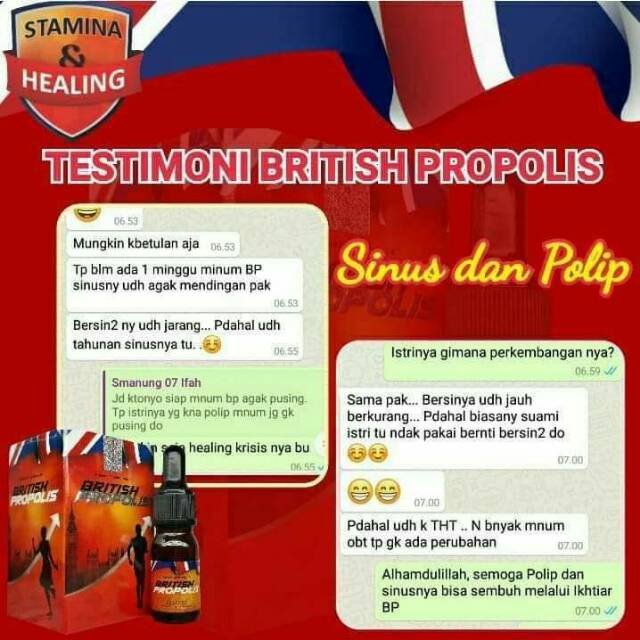 British Propolis obat sinusitis