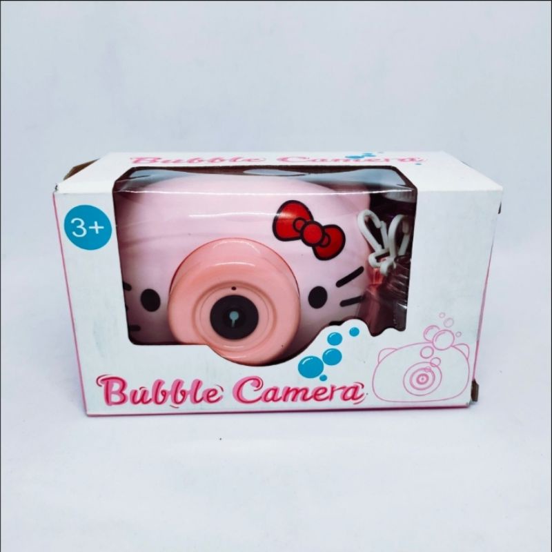 Mainan Anak Bubble Camera Electric + Cairan Bubble/Balon gelembung sabun