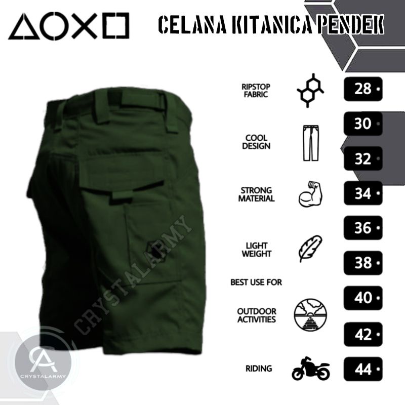 Celana Tactical KTNC/Celana Pendek/Celana Cargo Pendek/Celana Pendek Pria