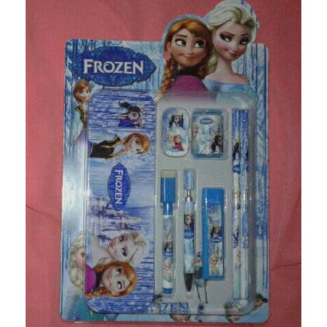 

Paket Ujian - Paket Alat Tulis - Paket Puzzle Anak Stationery Set Xda Frozen - 8 In 1 Produk Terbaik