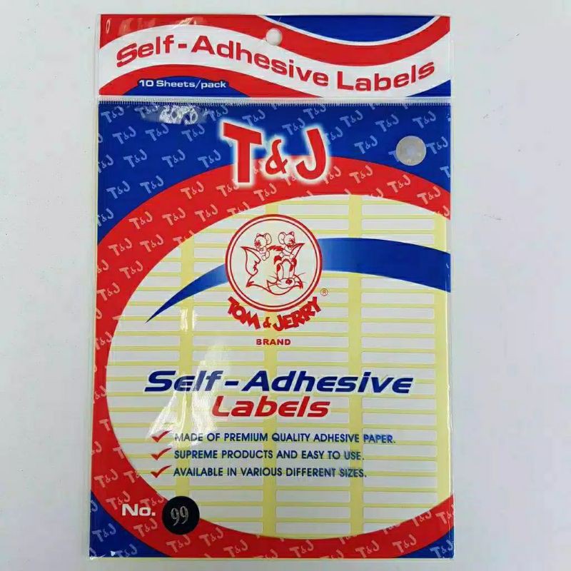 

Tom and jerry label 99 T&j labels no. 99 self-adhesive 1Pack saja