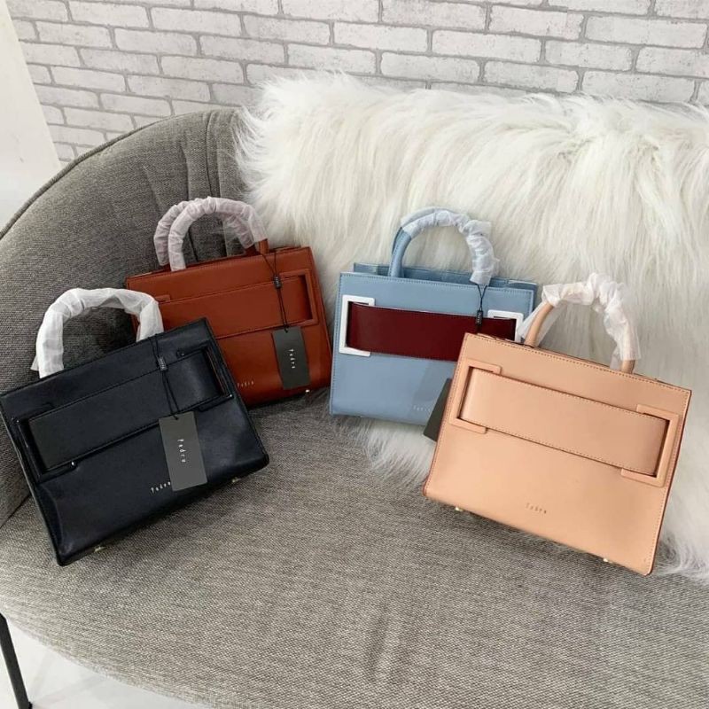 PEDRO Structured Top Handle Bag