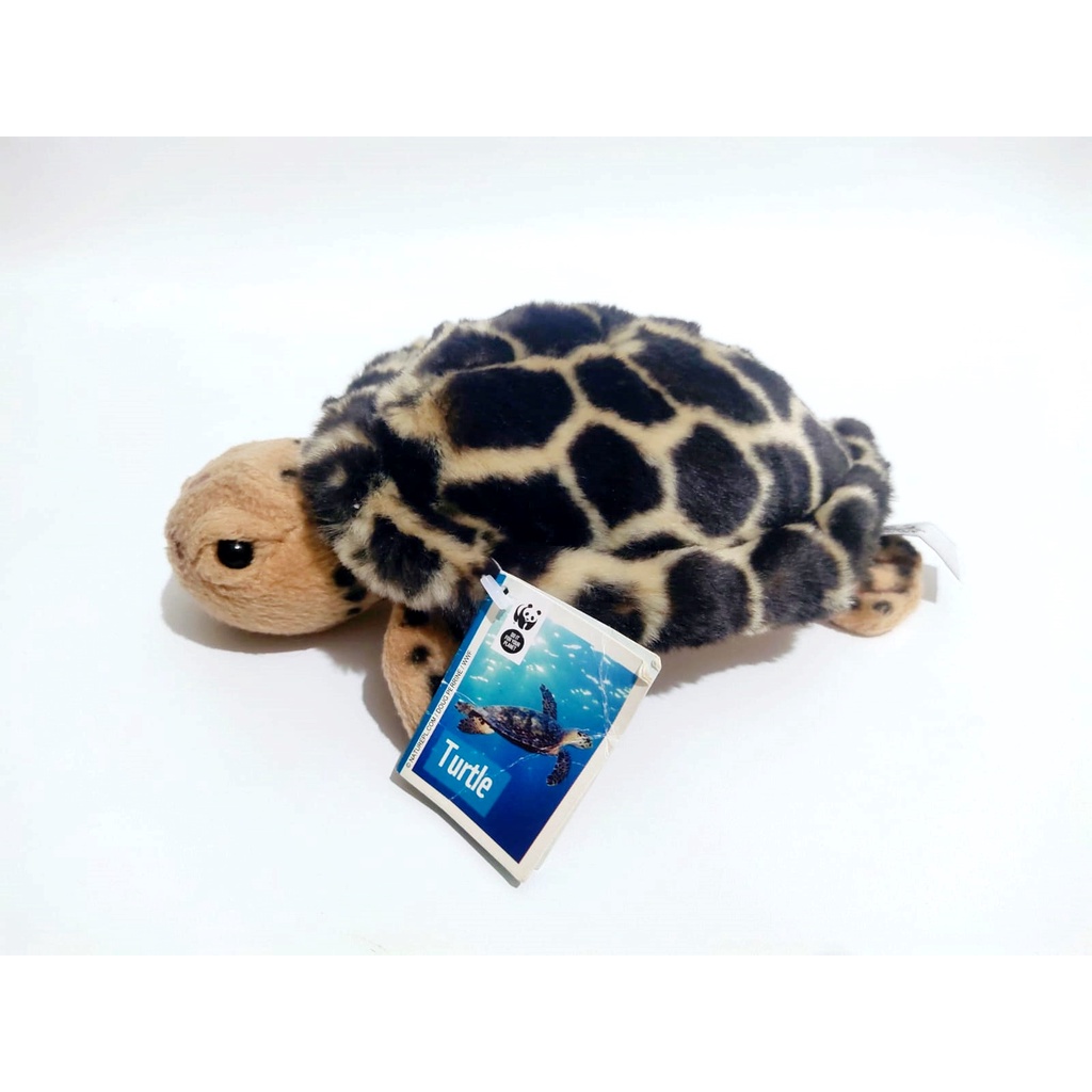 Boneka Kura Kura Penyu Original WWF Plush Realistic Detail Vintage