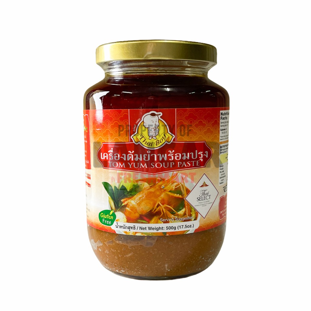 THAIBOY TOM YUM SOUP PASTE 500GR / THAIBOY TOMYUM SOUP PASTE 500GR