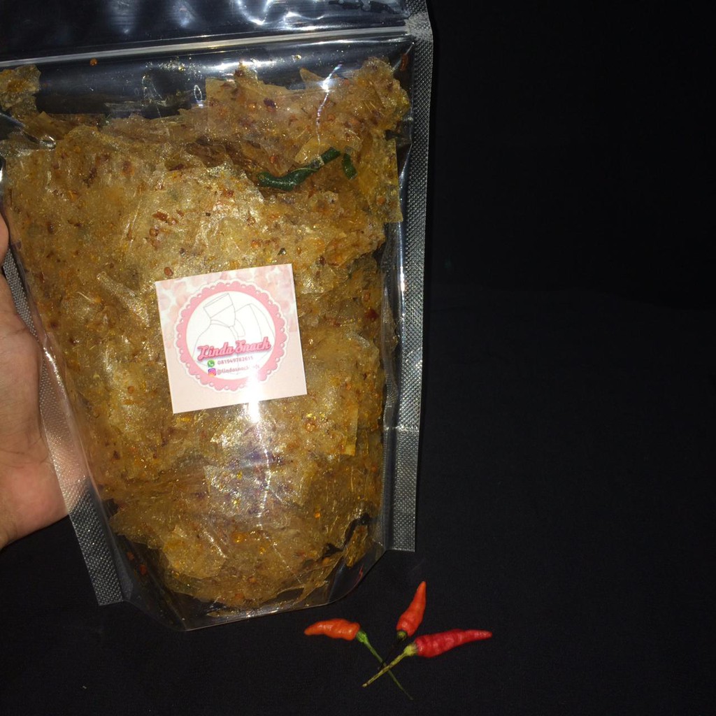

KRIPIK KACA / KRIPIK BELLING 250gr