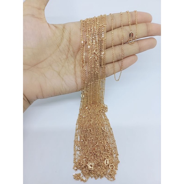 kalung perak 925 asli lapis emas/kalung jedar+liontin tears mata putih/kalung fashion wanita/kalung