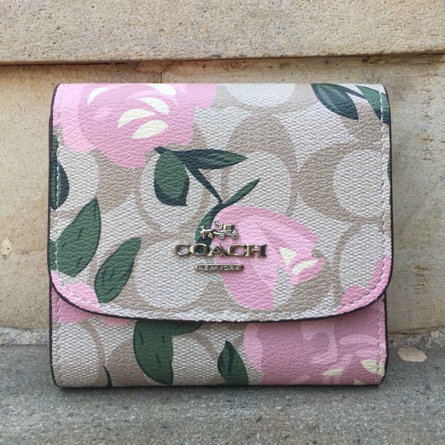 Coach wallet flower
