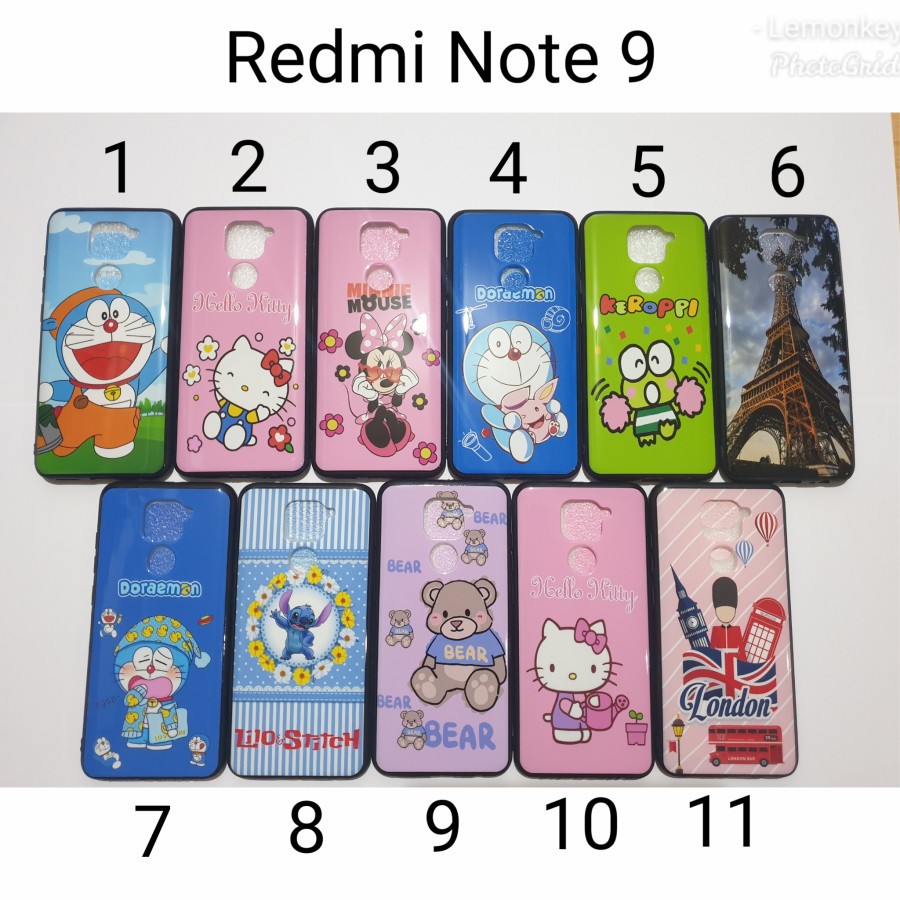 Case Soft Fuze Xiaomi Redmi Note 9 Motif Karakter Softcase Xiaomi Redmi Note9