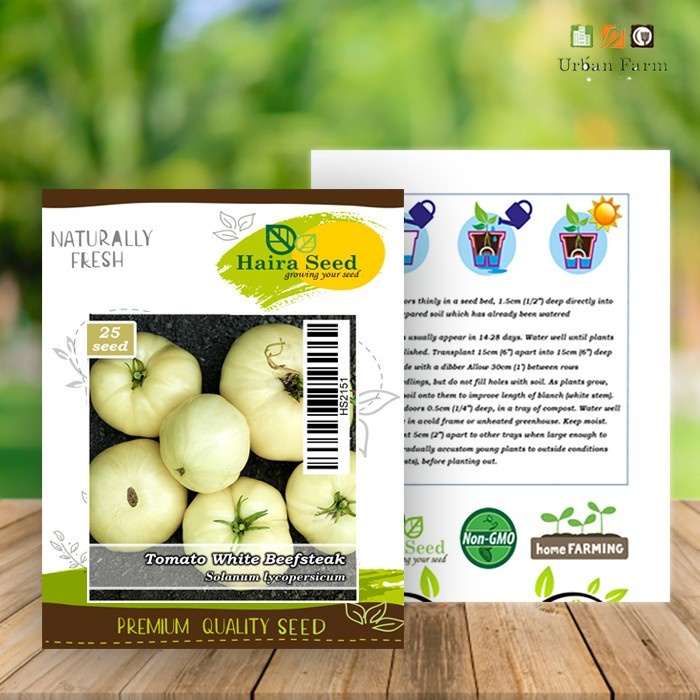 Bibit-Biji Tomat Beefsteak White (Haira Seed)