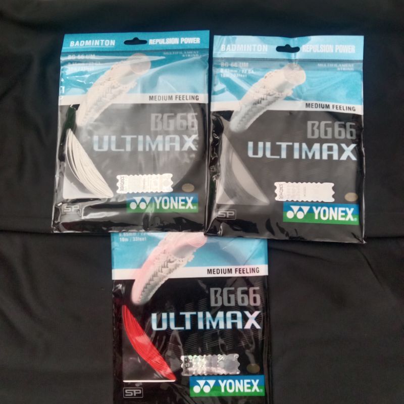 SENAR RAKET BADMINTON  BG 66 ULTIMEX 0,65mm 10M