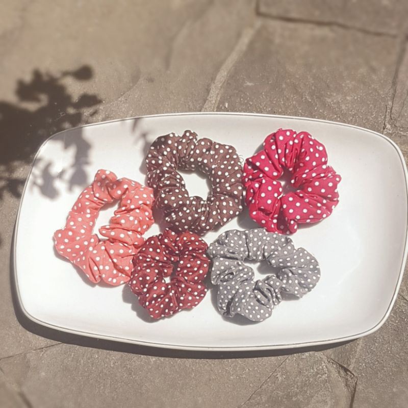 SCRUNCHIES IKAT RAMBUT AESTHETIC ala korea aesthetic bola bola