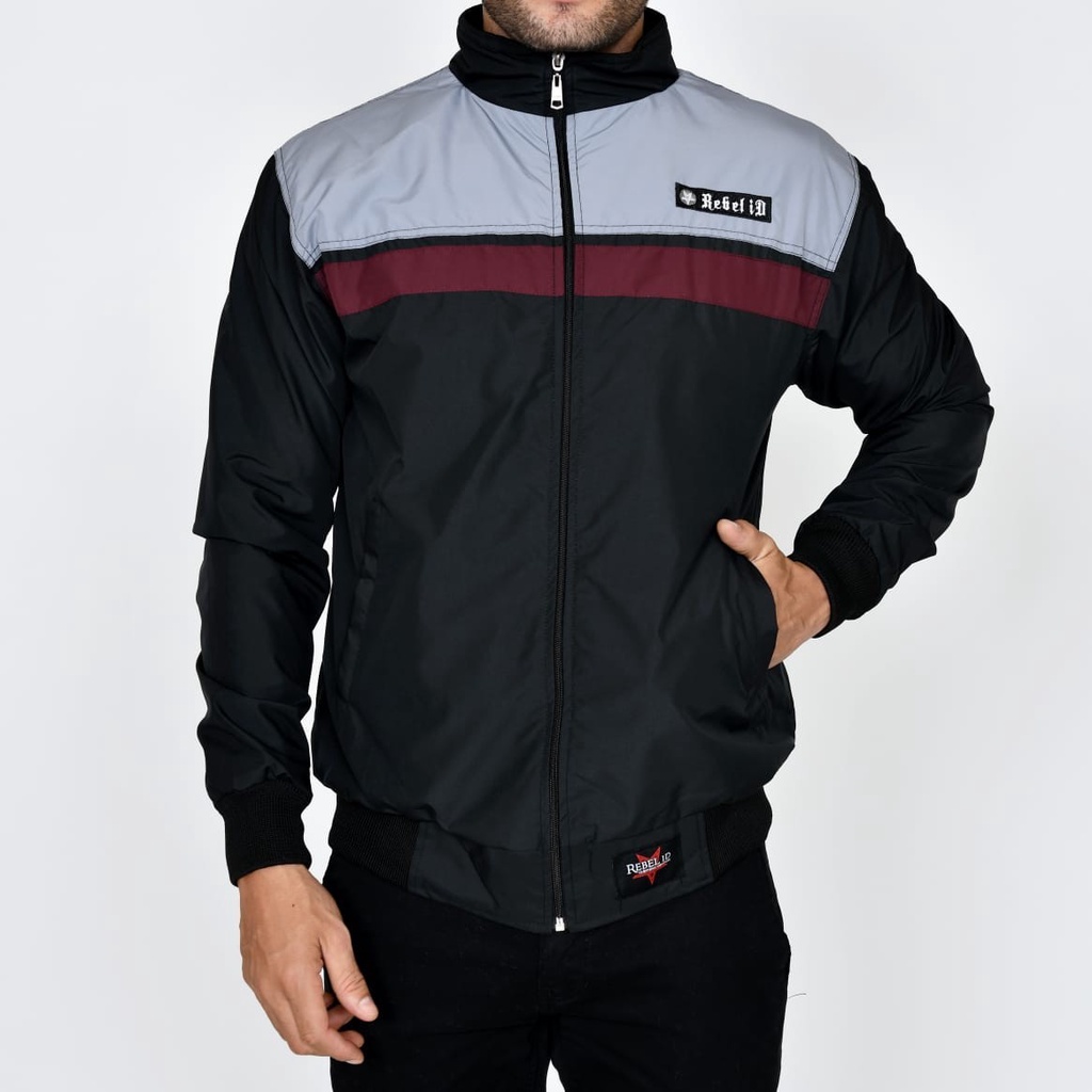 Jaket Parasut Pria Outdoor Running Olahraga Sport Winbreakers Premium