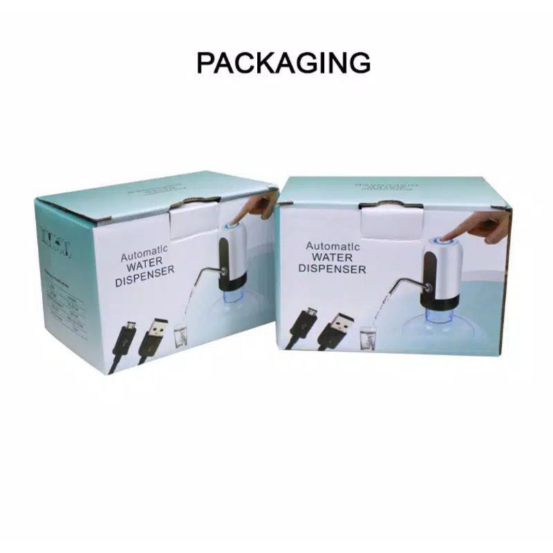 pompa galon air elektrik aqua recharge water pump tinggal pencet curr