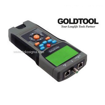 TESTER DIGITAL LCD RJ-45 LAN Network Telp Coax GOLDTOOL TCT-2690 PRO