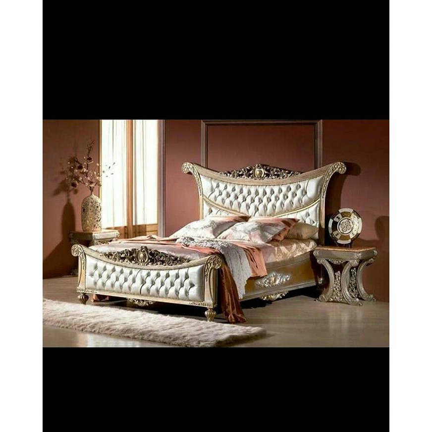 Tempat tidur mewah, tempat tidur jepara, ranjang ukiran, dipan ukir mebel jepara