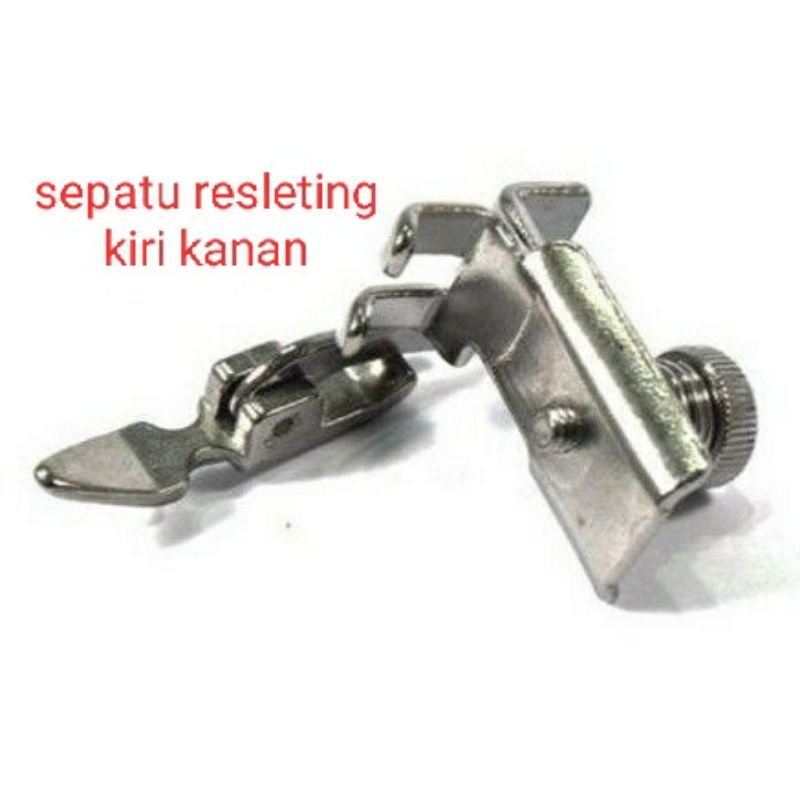 Sepatu mesin jahit butterfly / klasik / mesin hitam ecer-Resleting Kiri Kanan