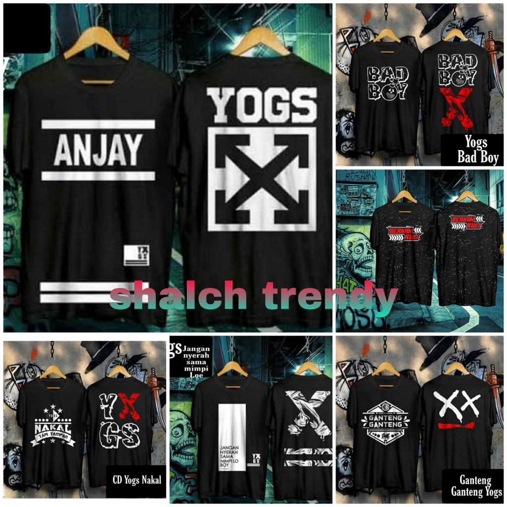 Shalch trendy - Kaos Yogs - Kaos Formal Pria