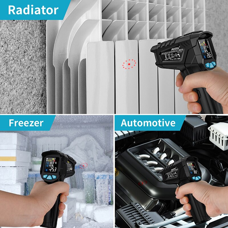 Infrared Thermometer Temperature Meter Tester Non Contact Industrial -50~800C MESTEK IR01D