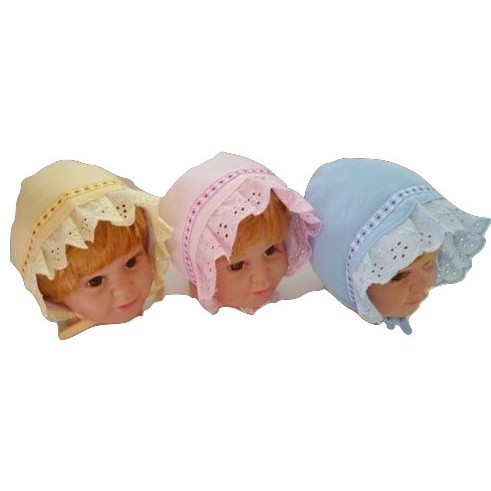 Topi Renda Bayi Newborn Katun Murah Berkualitas