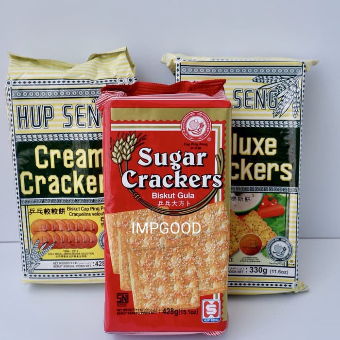 

HUP SENG CRACKER ASIN - MANIS - SAYUR ( dus + bubble )