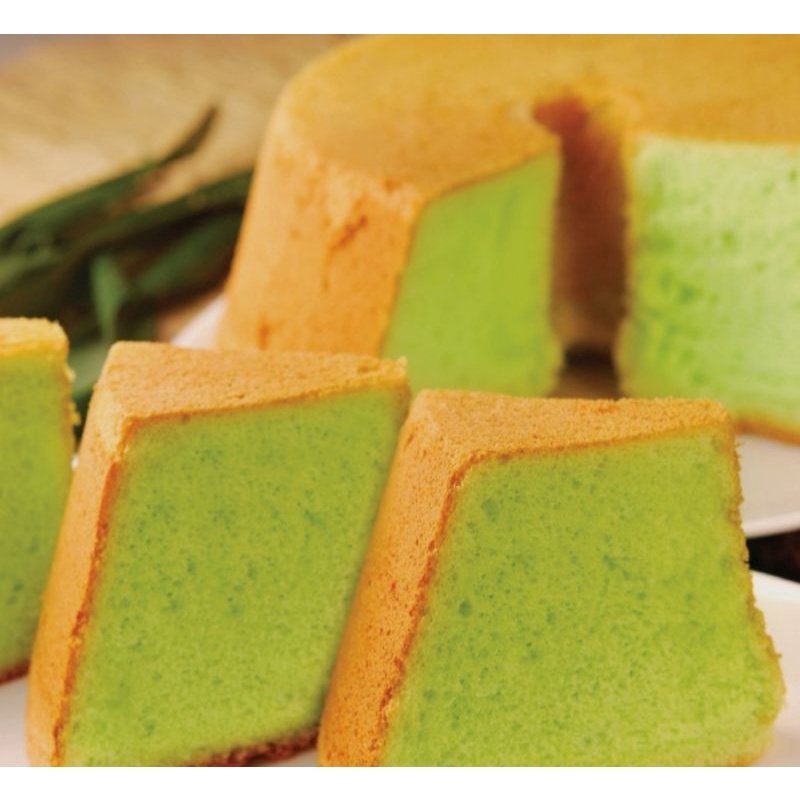

Chiffon Pandan Asli Lembut (Tanpa Pelembut, Pengawet & Pewarna)