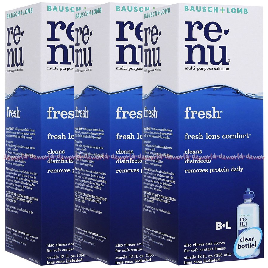 Renu fresh Re-nu pembersih softlense Botol 335ml