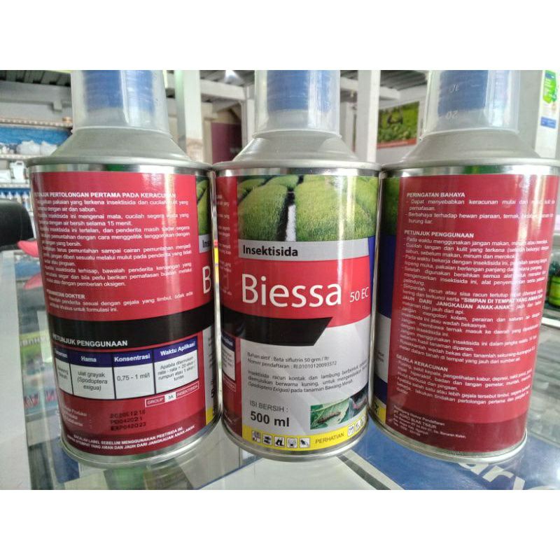 Biessa 50EC 500ML ( beta silfutrin ) racun pembasmi angge angge,yuyu dan ulat grayak
