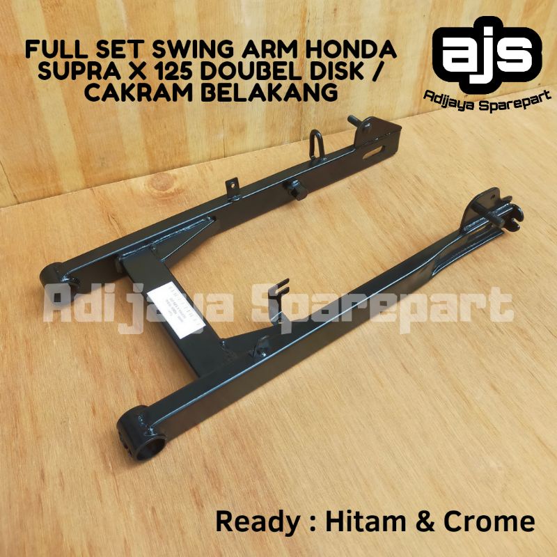 Fullset Full Set Fork Swing Arm Arem Lengan Ayun Arem Motor Honda Supra X 125 Fi Karbu DD Double Dis