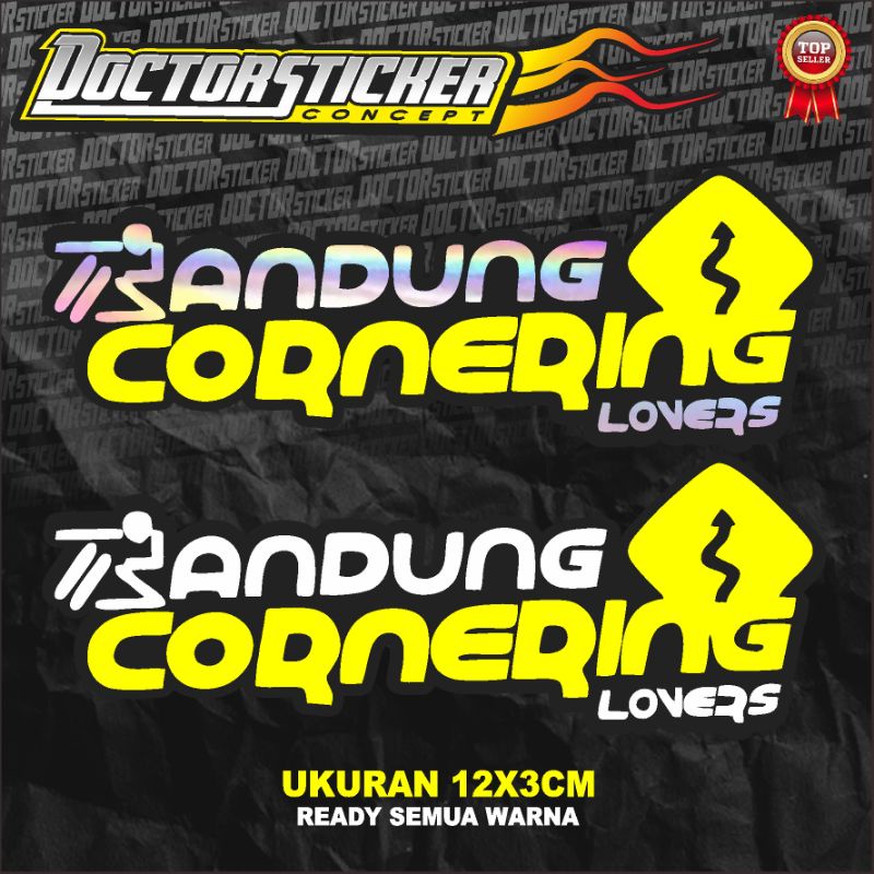 Sticker cutting Bandung Cornering Lovers Hight Quality All motor