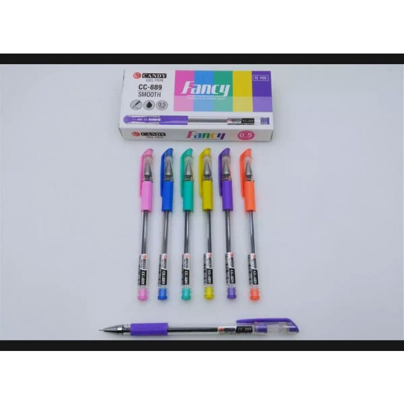 

1 pcs pulpen gel merk fancy