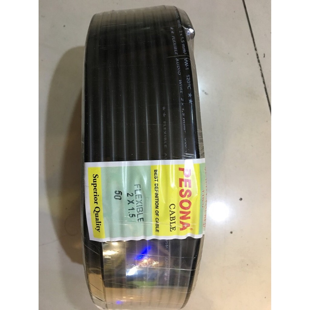 Promo kabel serabut hitam 2x15mm Diskon