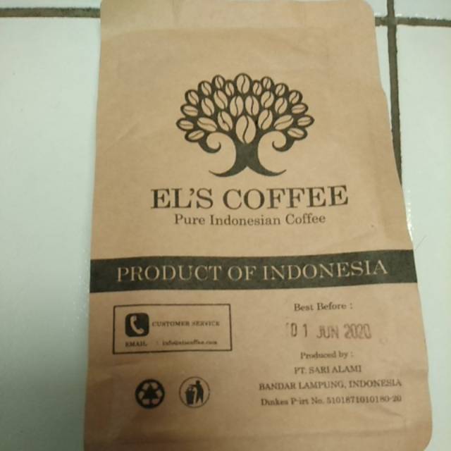 

Kopi robusta lampung "el's Coffee