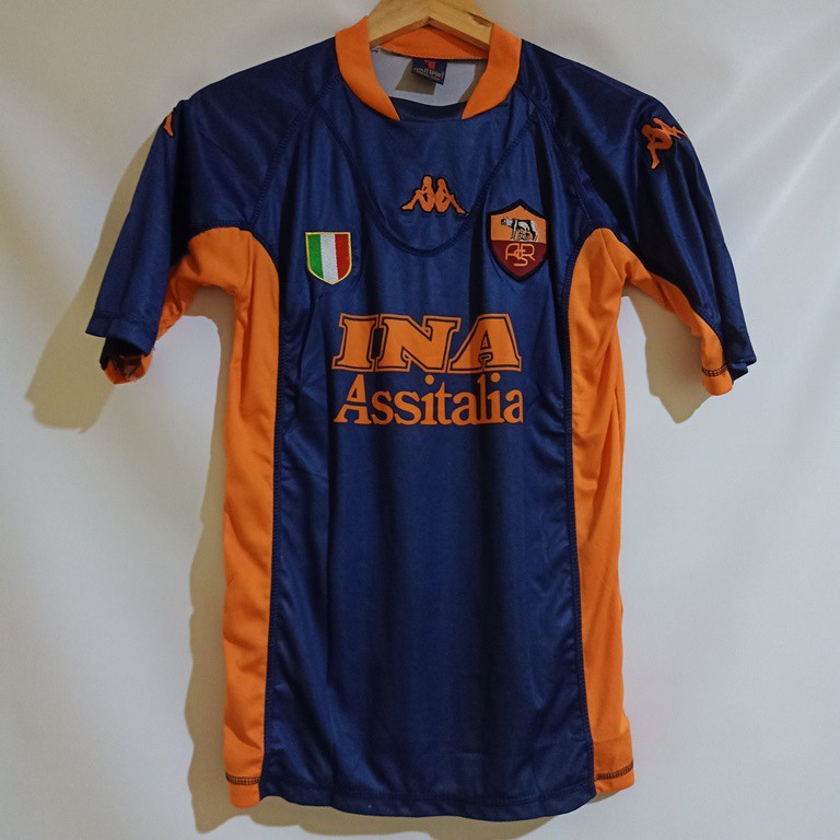Jersey AS Roma Campione d'Italia 2001/02 3rd Biru Montella 9