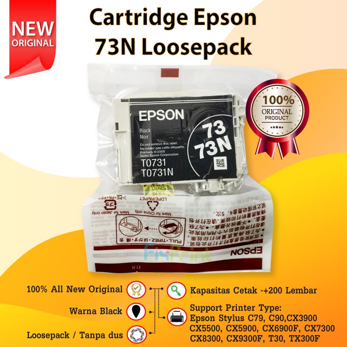 Cartridge Printer Epson 73N 73 N Loosepack Printer T13 T11 T20E T40W TX101 TX110 TX111 TX121 T200