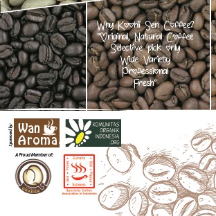 

Kopi Sidikalang House Blend WAN AROMA Signature - HARUM & Manis Alami