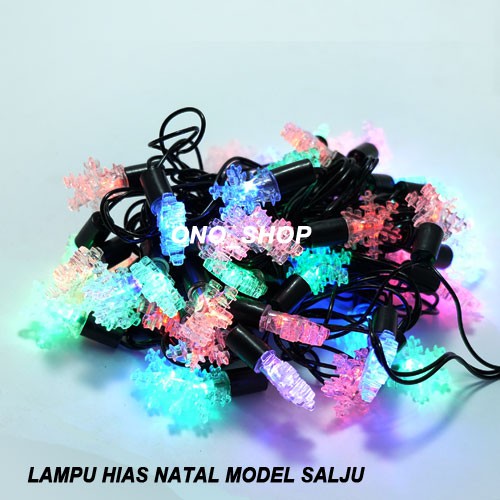Lampu Hias Natal Model Salju