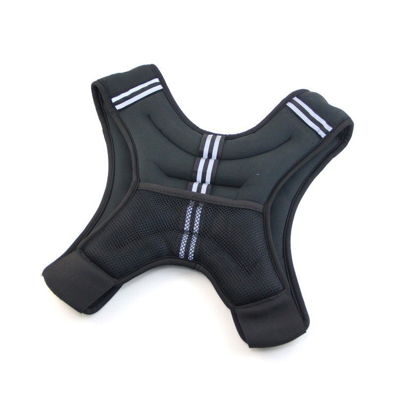F361 PROMO MURAH ROMPI Weighted Vest Fixed 5lb - Terbaru - Gym - Fitness - Baju Rompi Hitam