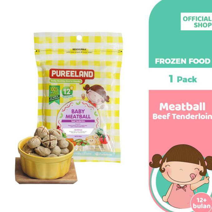 Sale Pureeland Baby Tenderloin Ball / Mpasi Bayi Organik / Makanan Bayi