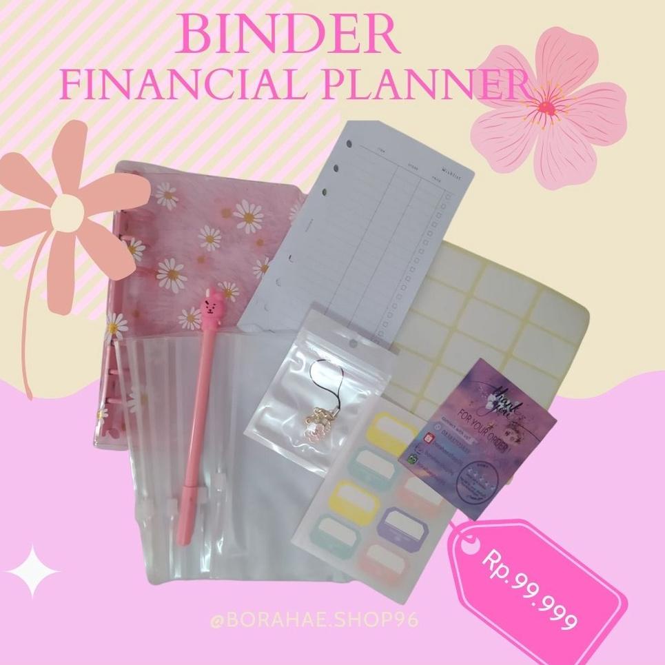 

Terbaik.. binder keuangan money budget binder tabungan lucu estetic binder financial plain